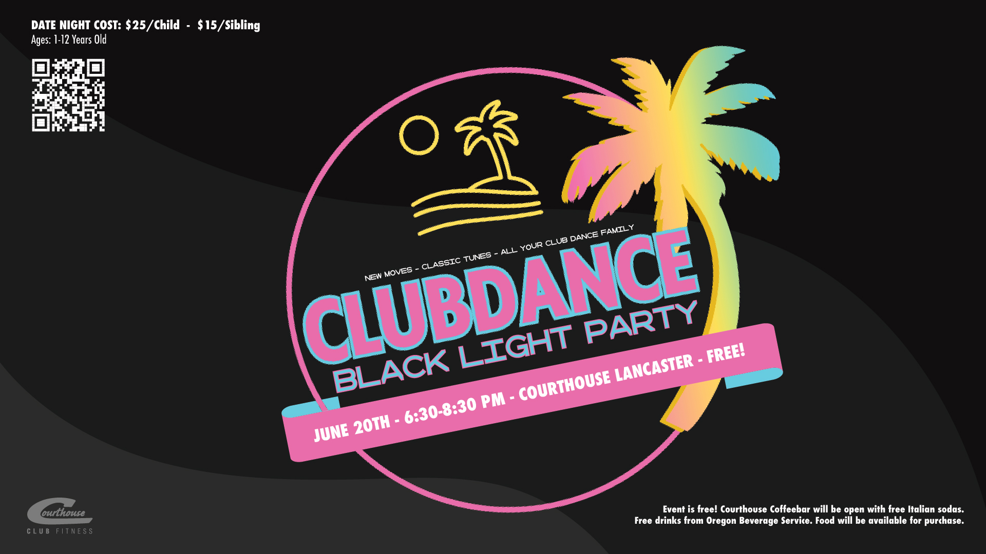 UPCOMING EVENT: Club Dance Blacklight Party
