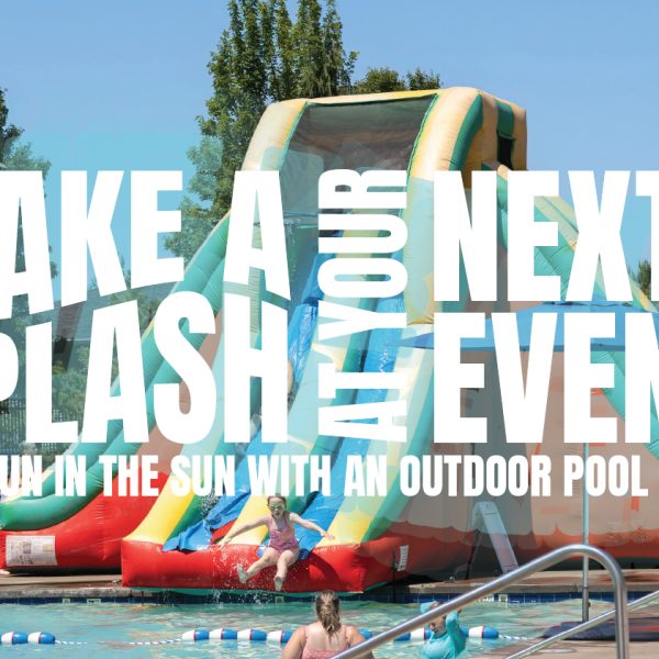Outdoor pool party season has arrived! 